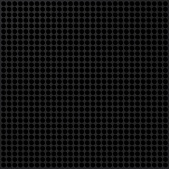 Naklejka premium Black metal background with round holes - Vector