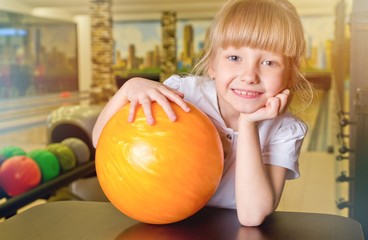 Beautiful girl with pink ball