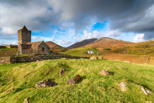 St Clement's Church in Rodel