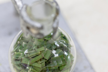 The study Separating by filtration and evaporation condensation the component substances from...