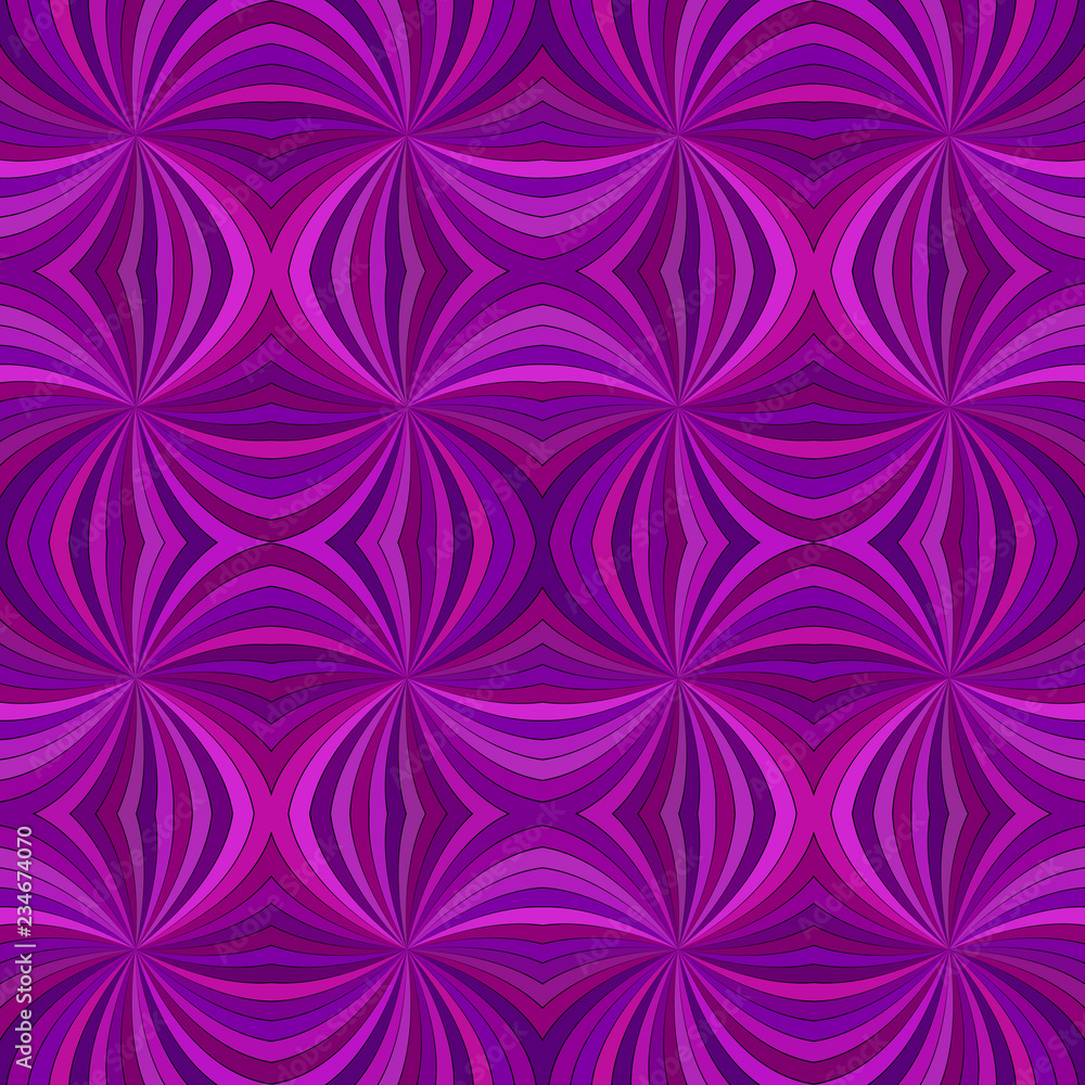 Poster purple psychedelic abstract seamless striped spiral vortex pattern background design - vector graphi
