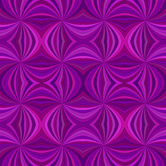 Purple psychedelic abstract seamless striped spiral vortex pattern background design - vector graphic with swirling rays