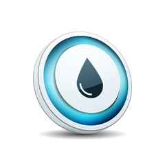 Water Oil Petrol drop button illustration