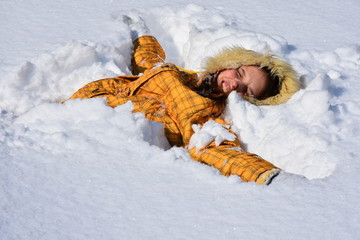 girl in the snow
