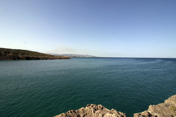 Naklejka premium Sicily, Cala Mosche landscape