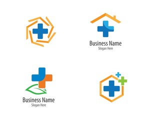 Medical logo template illustration