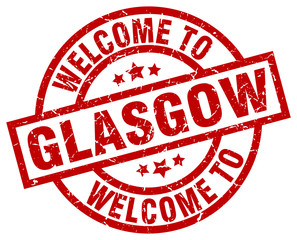 welcome to Glasgow red stamp