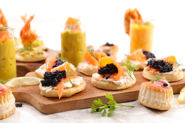 assorted finger food- buffet