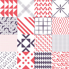 Seamless patterns set