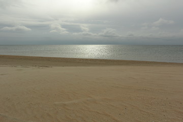 sunset on the beach