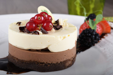 Mousse Salentino Italian dessert