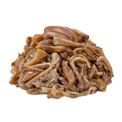 Dried meat, snack, on a white background