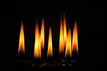 Kerzenflammen