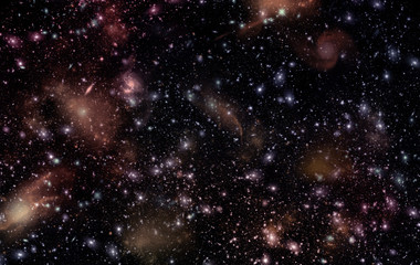 A space of the galaxy ,atmosphere with stars at dark background
