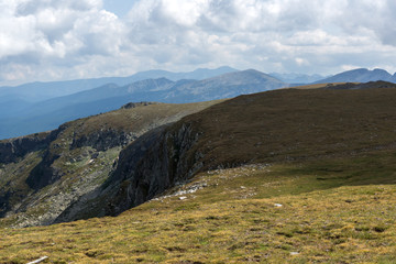 Summer view of Rila Mountan near The Seven Rila Lakes, Bulgaria
