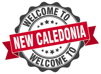 New Caledonia round ribbon seal