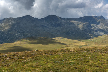 Summer view of Rila Mountan near The Seven Rila Lakes, Bulgaria