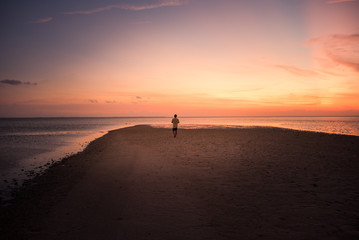 Sunset at Lakawon Beach Resort, Cadiz, Negros Occidental, Phlippines