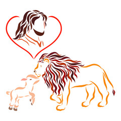 Redeemer, Lord Jesus, humble Lamb and royal lion