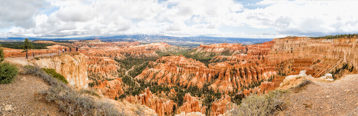 These photos taken on Thursday and Friday, Oct 4th & 5th, 2018 show the spectacular landscape of Bryce Canyon National Park at different point of viewing.