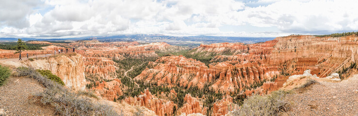 These photos taken on Thursday and Friday, Oct 4th & 5th, 2018 show the spectacular landscape of Bryce Canyon National Park at different point of viewing