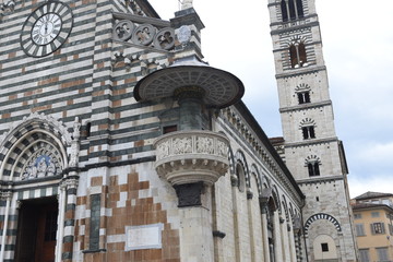 Duomo di Prato - particolare con il pulpito di Donatello