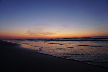 Fototapeta na wymiar coastal sunset