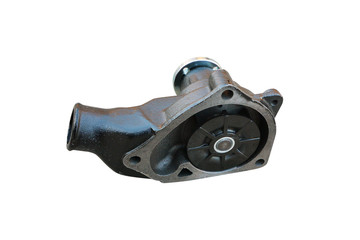 water pump car isolated on white background