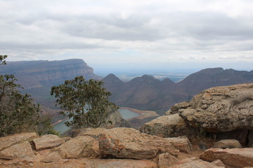 Three Rondavales, Blyde River Canyon, Südafrika, Drakensberge, Canyon, Berge