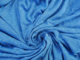 blue cotton clothing background,silk fabric texture