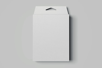 Cosmetic Bottle Set for cream, lotion. Blank plastic containers. 3d rendering.