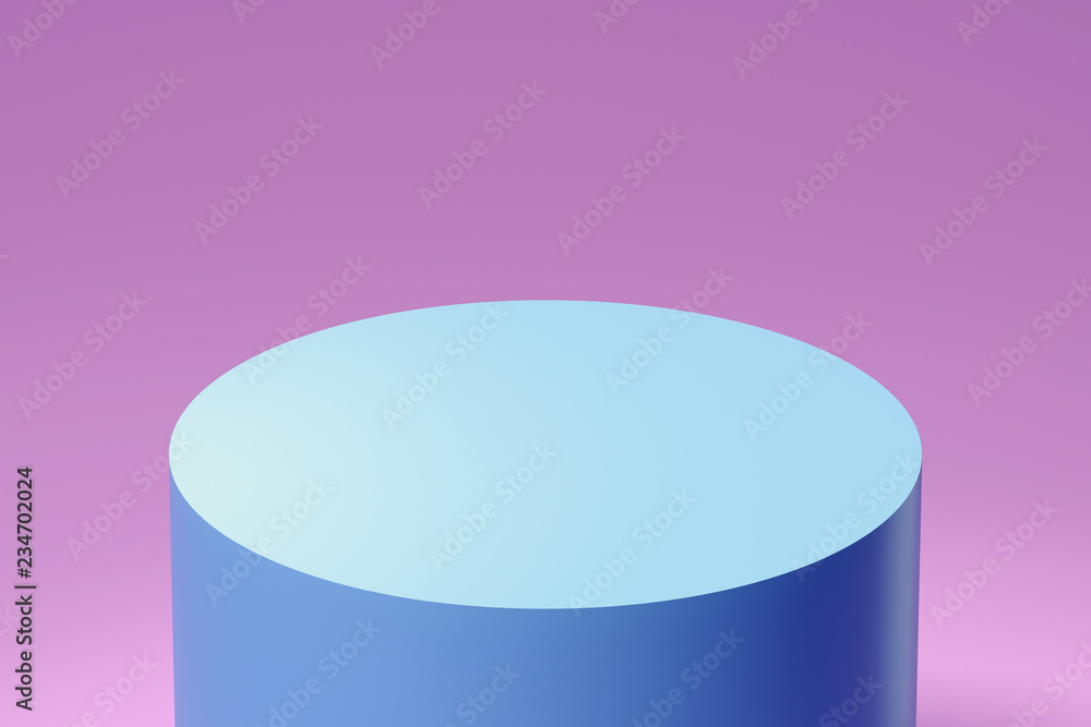 Poster blank rectangular store signboard. empty shop lightbox on wall. 3d rendering.