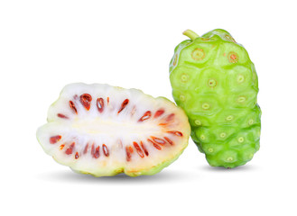 Naklejka na ściany i meble noni fruit isolated on white background