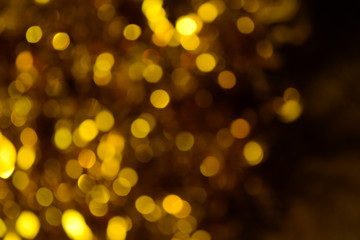 Bokeh. Holiday background. Christmas lights. Glitter. Defocused sparkles. New Year backdrop....
