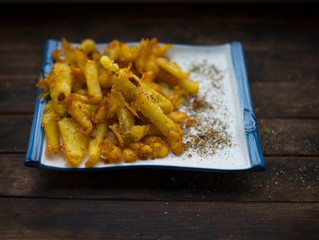 fried potatoes with spices
