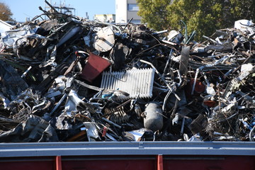 Metall Müll recycling transport industrie