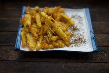 fried potatoes with spices
