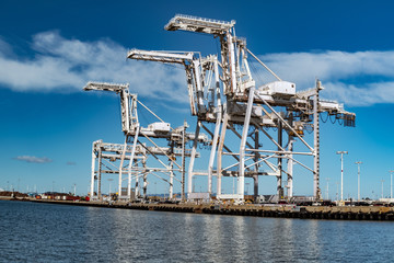 container cranes Port of Oakland