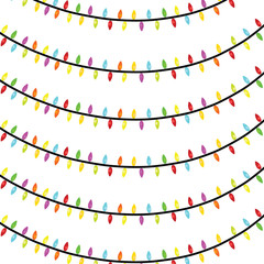 Christmas Light Bulbs illustration