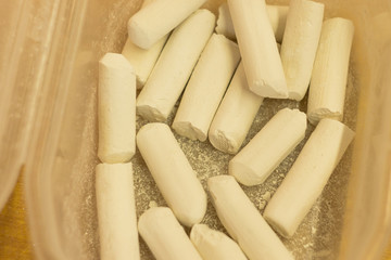 white chalk for school Board.drawing with white chalk