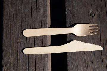wooden cutlery