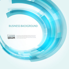 Business abstract blue background. Vector illustration.