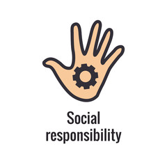 Core Values Outline / Line Icon Conveying a Specific Purpose