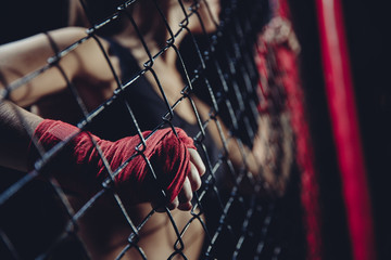 girl athlete Boxing MMA