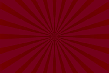 Sunburst red rays pattern. Radial sunburst ray background vector illustration