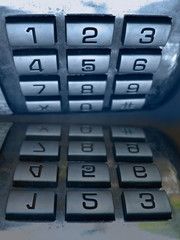 Dialing Numbers, Keypad Of A Mobile Phone