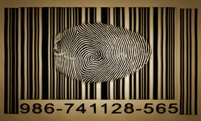 Fingerprint on barcode