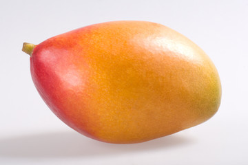 Mango fruit isolated on white background.
