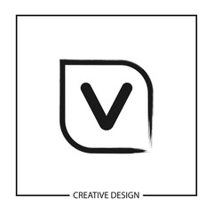 Initial Letter V Logo Template Vector Design