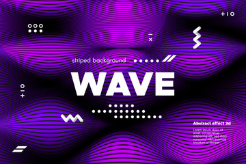 Abstract Ultraviolet Linear Background.